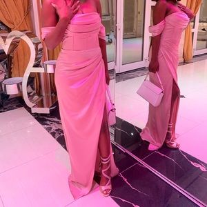Satin Pink Gown